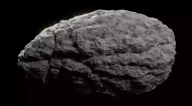Realistic Asteroid 3D Model