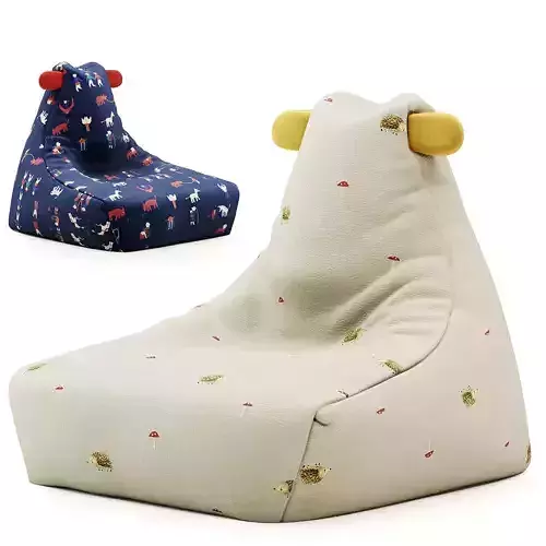 Mini Teddy Bean Bag 3D model