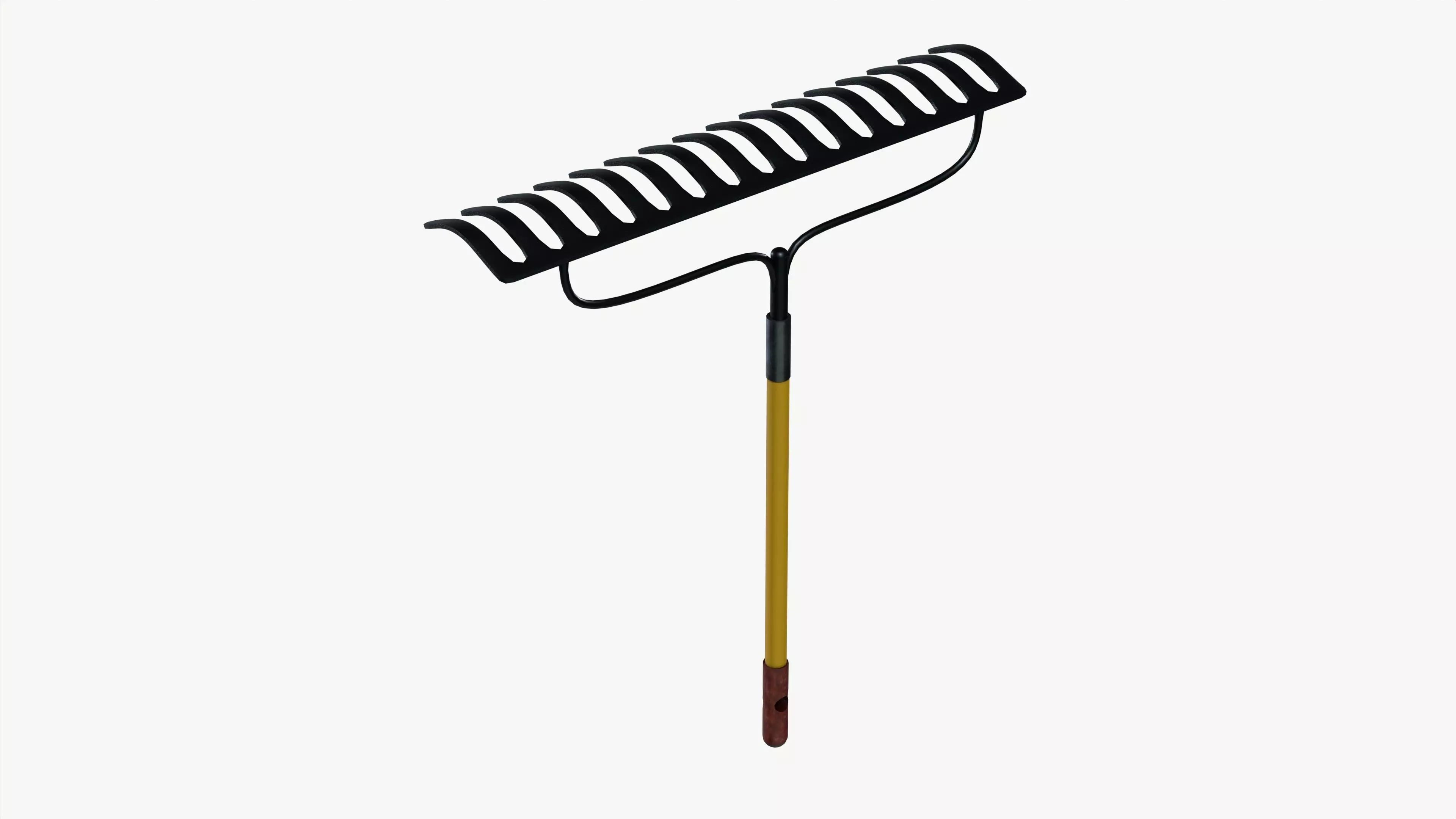 Garden Rake 3D model_0