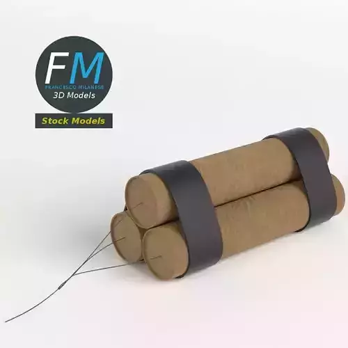 Stylized dynamite pack