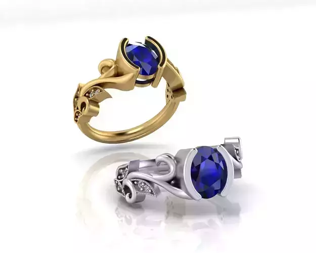 oval jewelry ring luxury