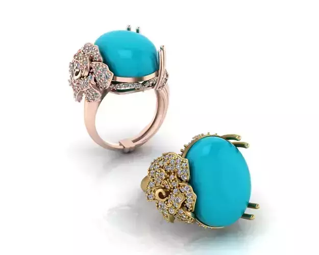 big oval high jewelry ring