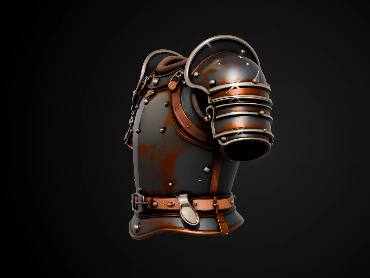 Stylized Viking Armor - Norse Warrior Free 3D print model_10
