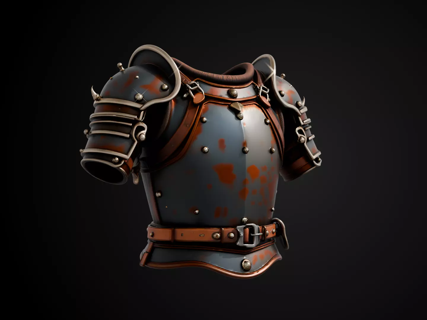 Stylized Viking Armor - Norse Warrior Free 3D print model_1