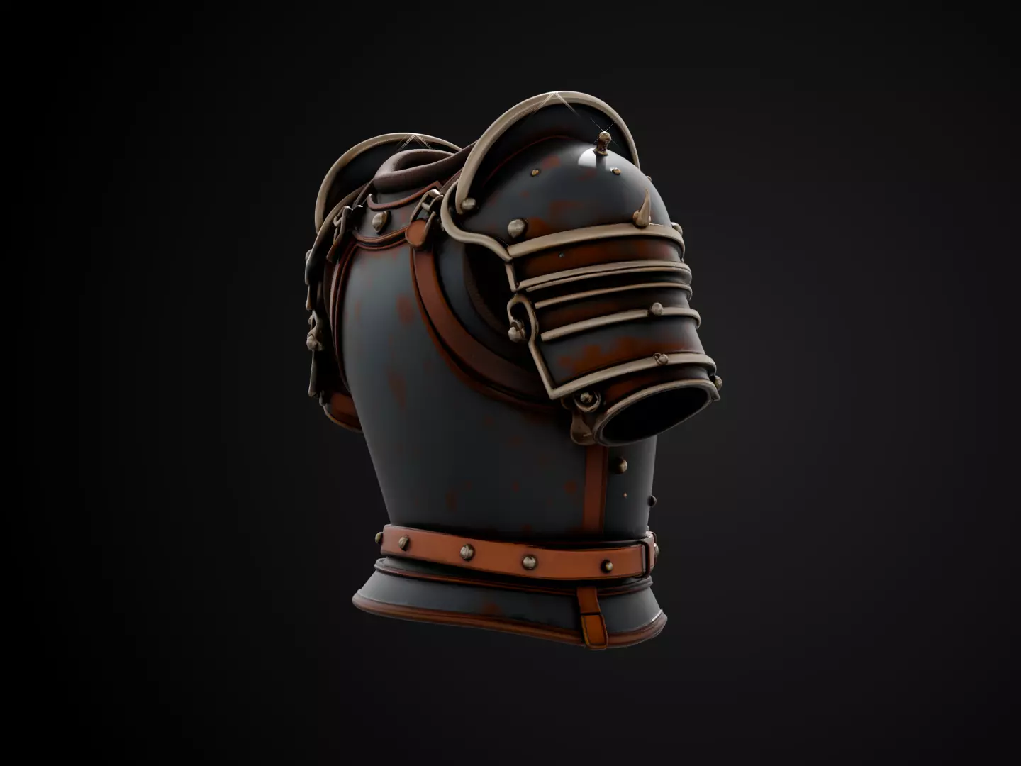 Stylized Viking Armor - Norse Warrior Free 3D print model_4
