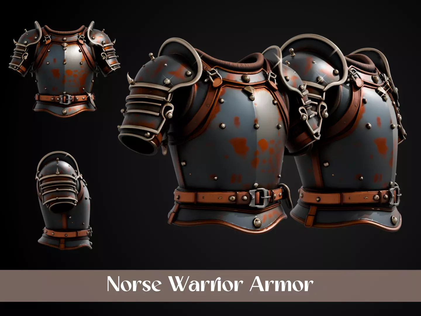 Stylized Viking Armor - Norse Warrior Free 3D print model_0