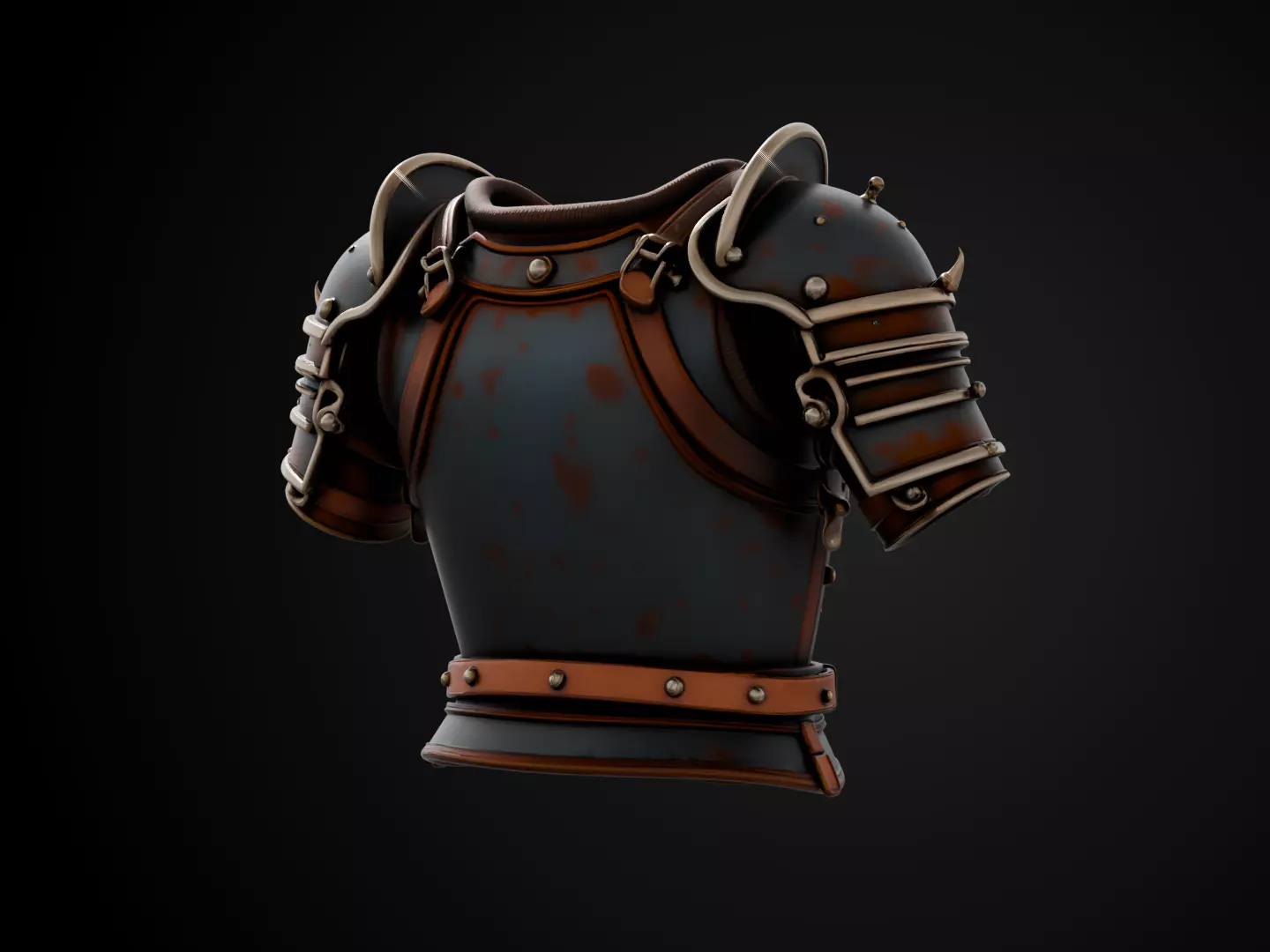 Stylized Viking Armor - Norse Warrior Free 3D print model_5
