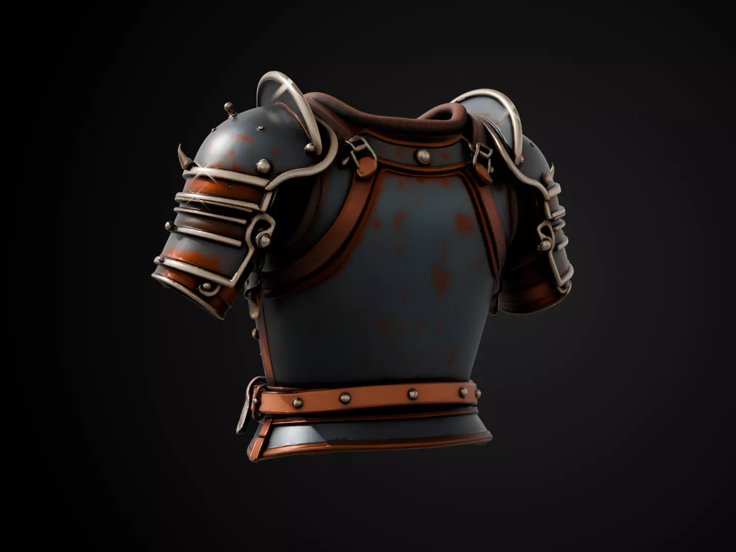 Stylized Viking Armor - Norse Warrior Free 3D print model_7