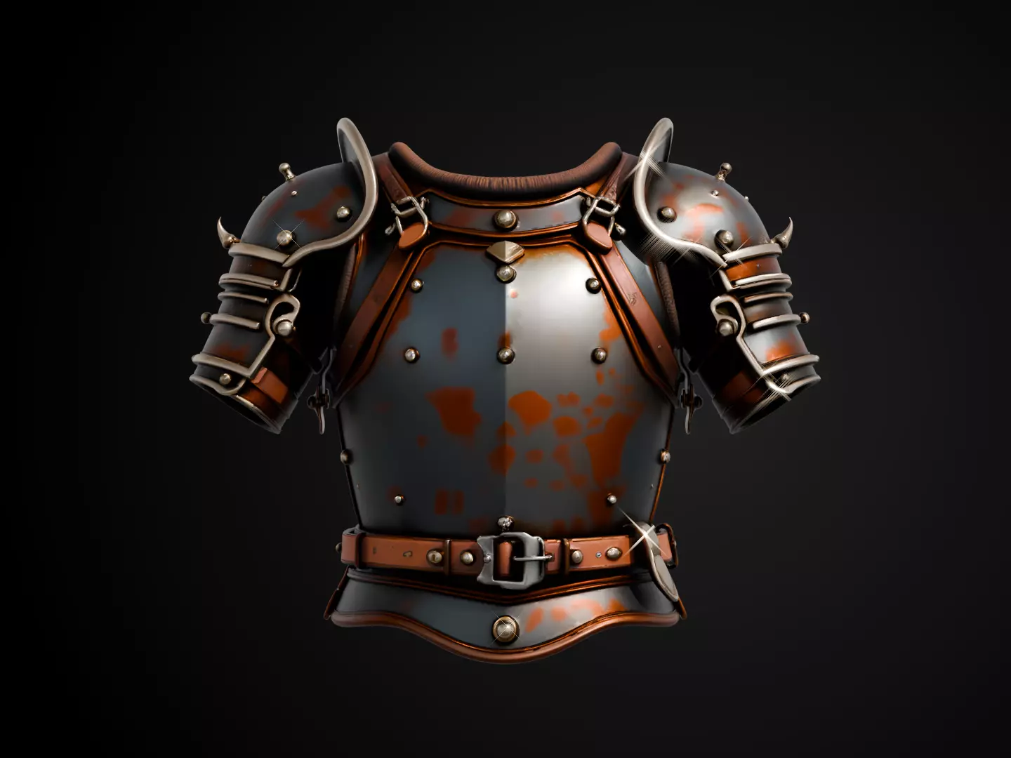 Stylized Viking Armor - Norse Warrior Free 3D print model_12