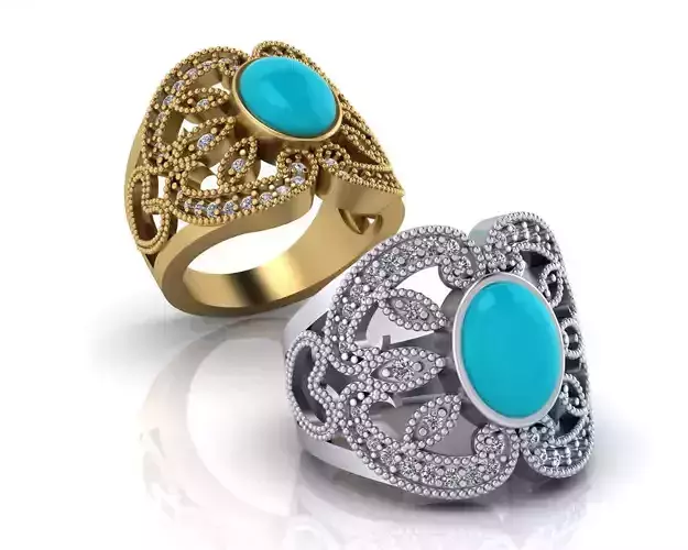 oval high jewelry ring