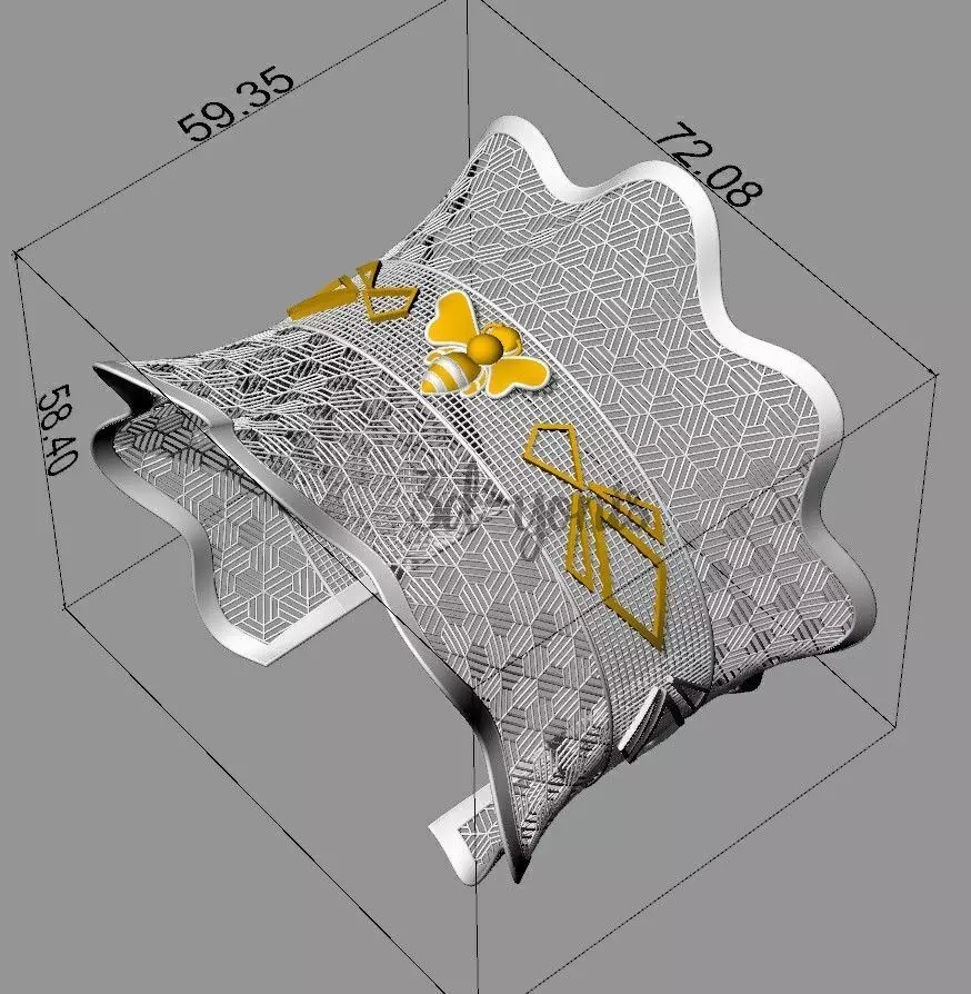 Bangle fusion Turkey -007 3D print model