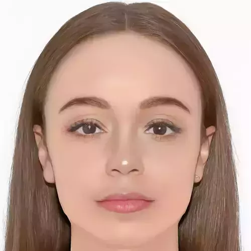 Ashley Madekwe Head - No Hair - Low poly head for game