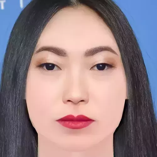 Awkwafina Head - No Hair - Low poly head for game
