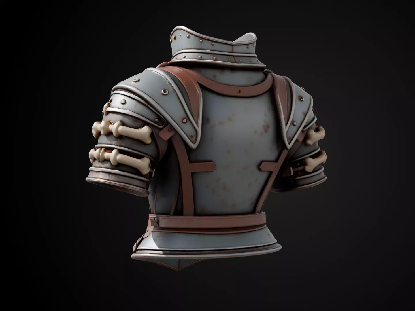 Stylized Viking Armor - Valhalla Protector 3D print model_7