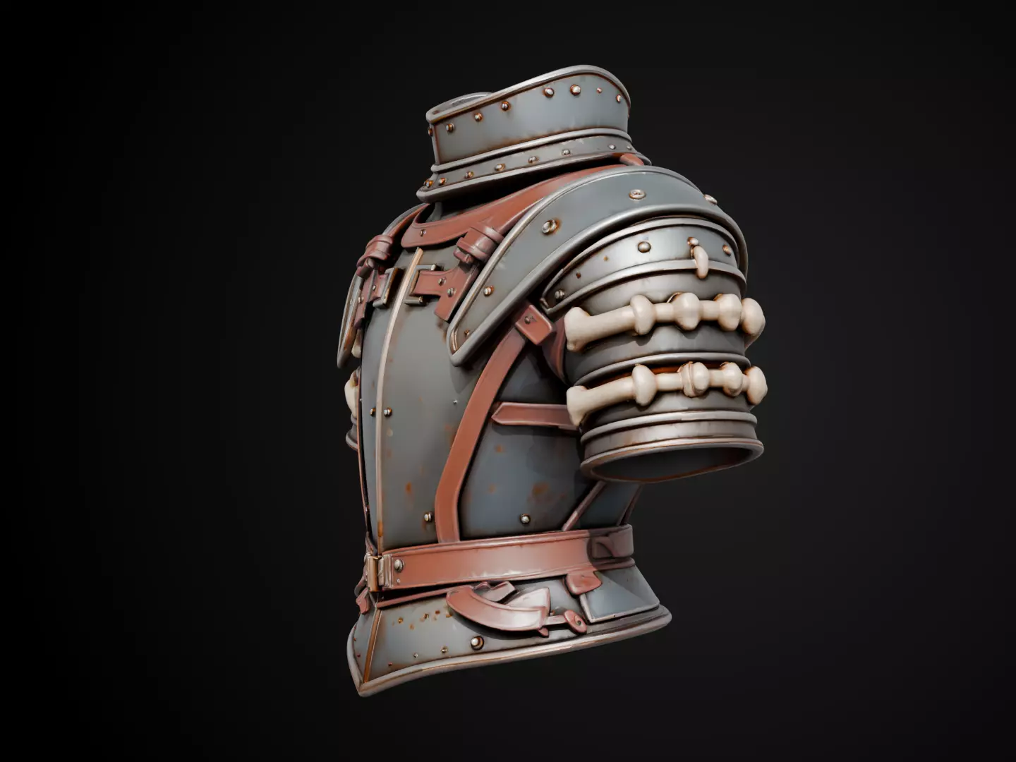 Stylized Viking Armor - Valhalla Protector 3D print model_10