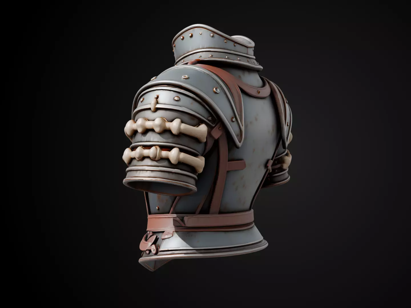 Stylized Viking Armor - Valhalla Protector 3D print model_8