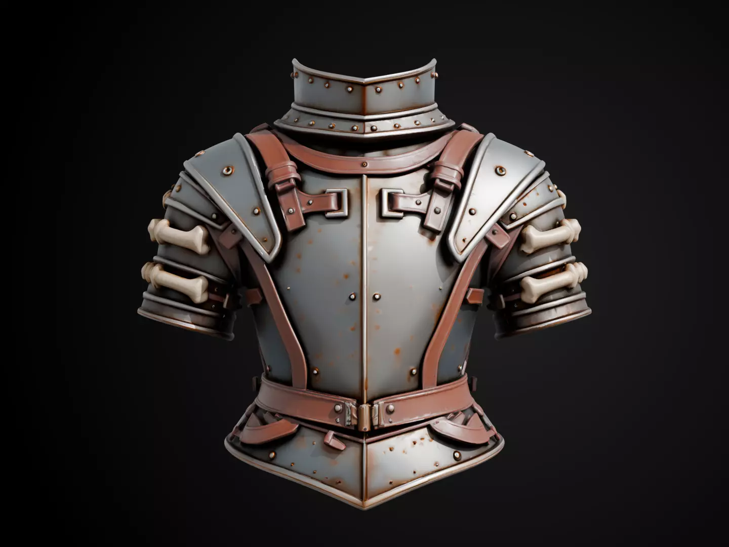 Stylized Viking Armor - Valhalla Protector 3D print model_12
