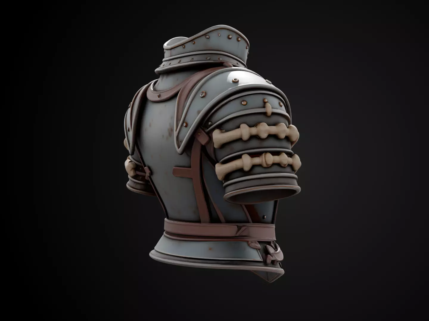 Stylized Viking Armor - Valhalla Protector 3D print model_4
