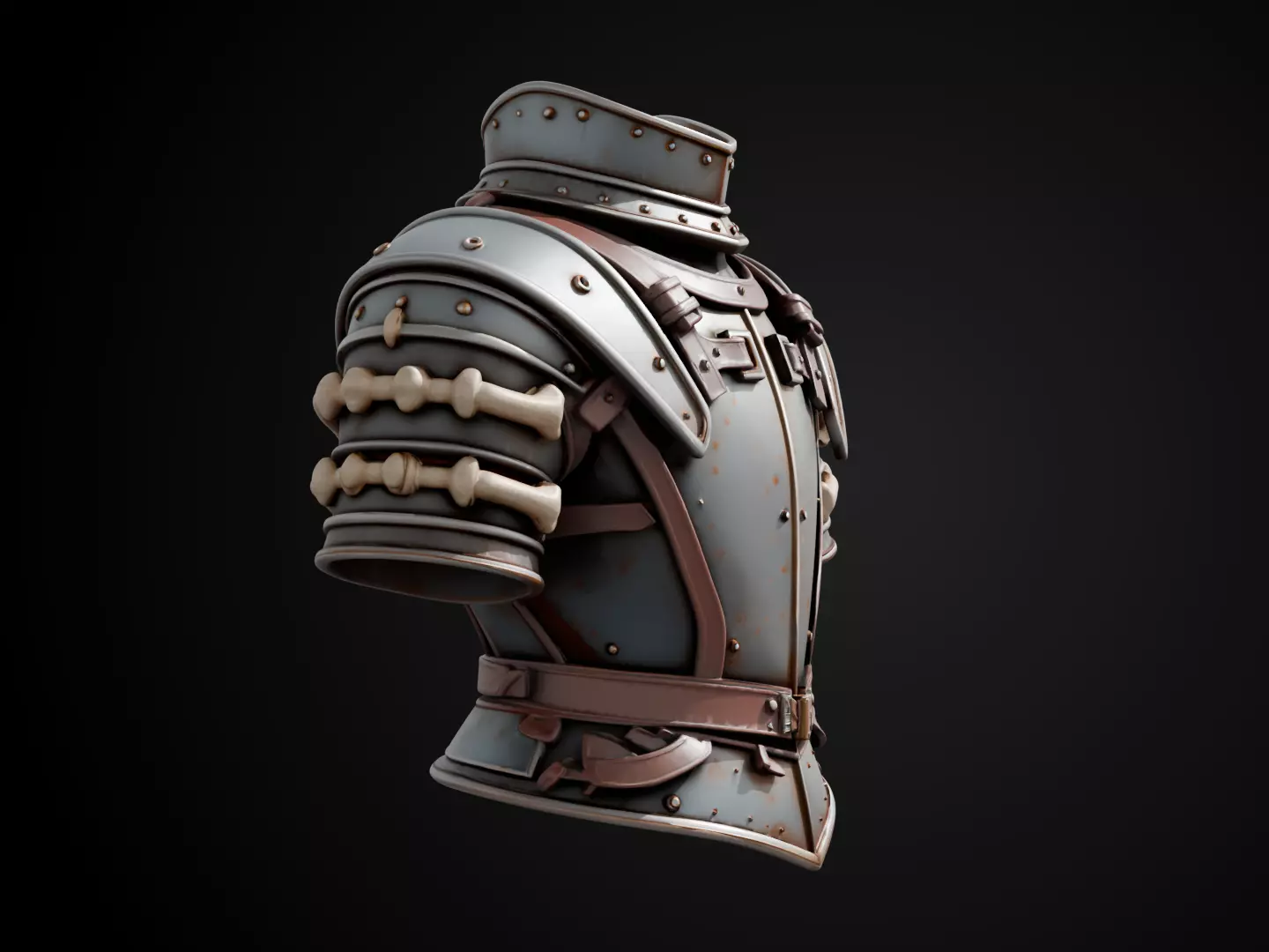 Stylized Viking Armor - Valhalla Protector 3D print model_2