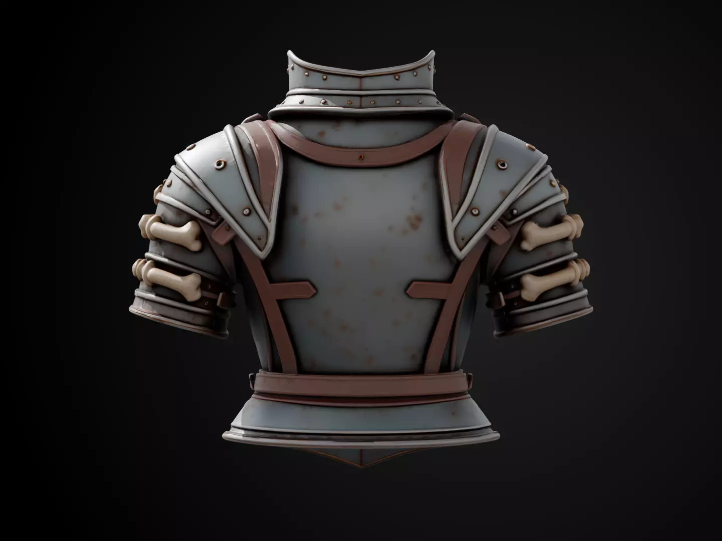 Stylized Viking Armor - Valhalla Protector 3D print model_6