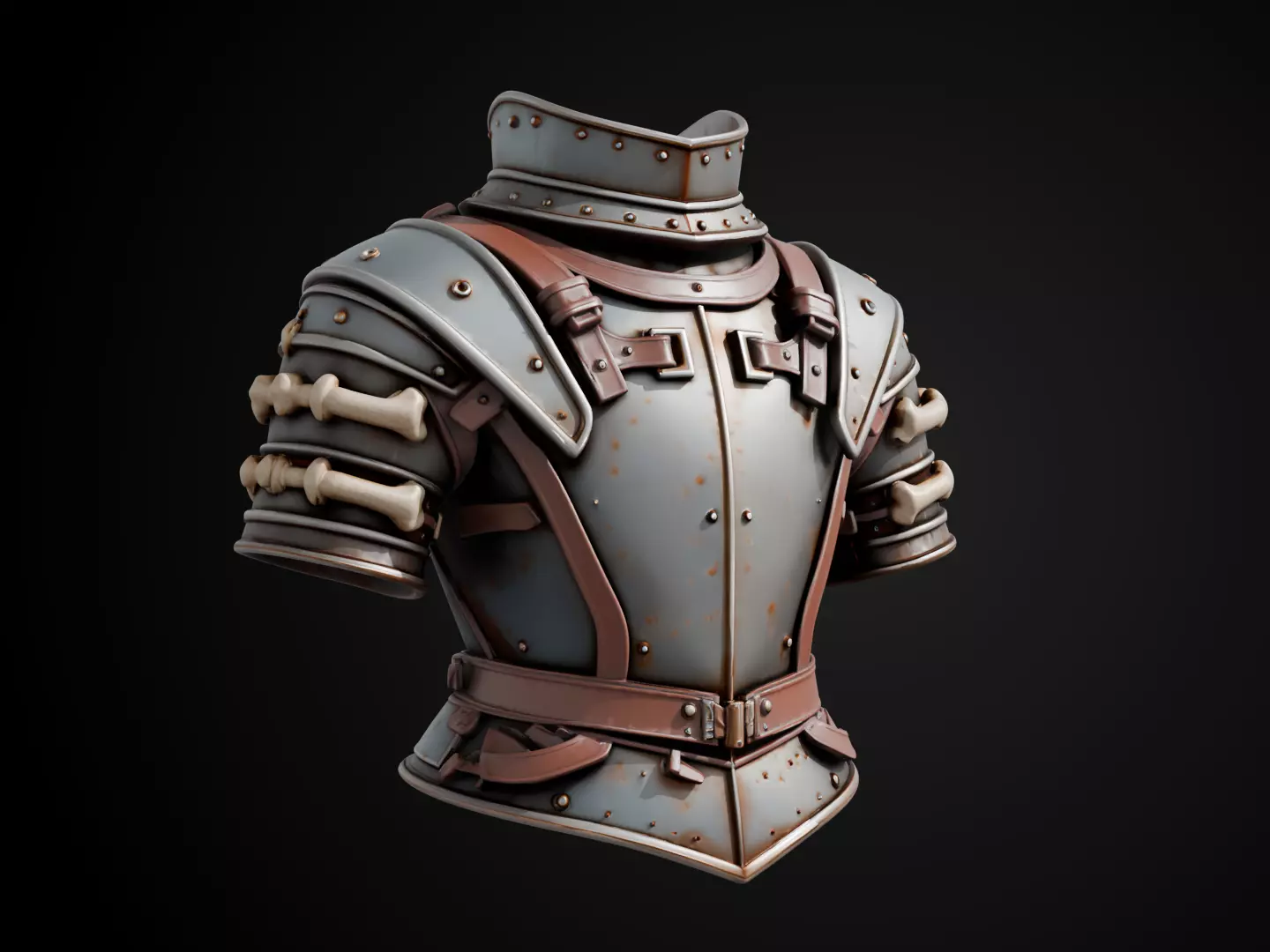 Stylized Viking Armor - Valhalla Protector 3D print model_1