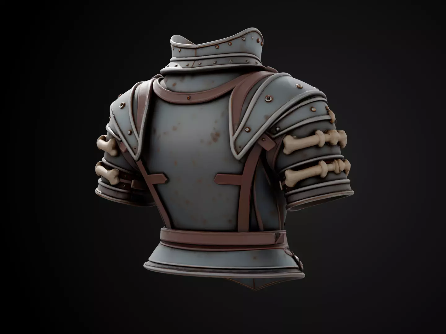 Stylized Viking Armor - Valhalla Protector 3D print model_5
