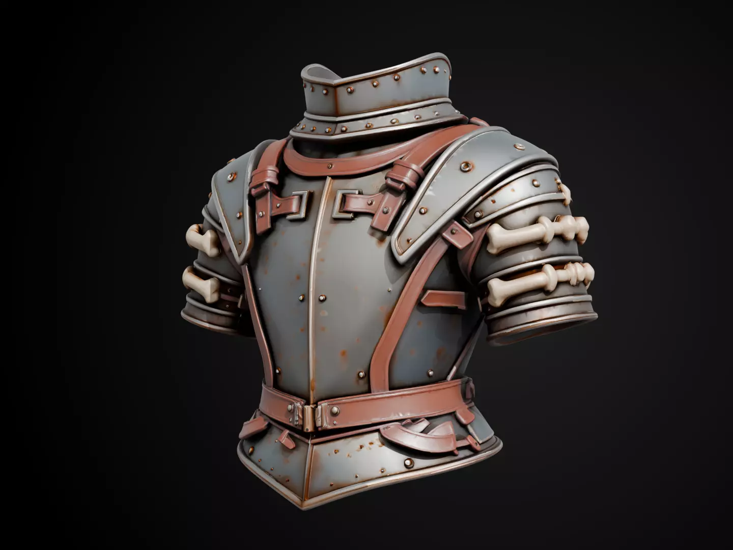 Stylized Viking Armor - Valhalla Protector 3D print model_11