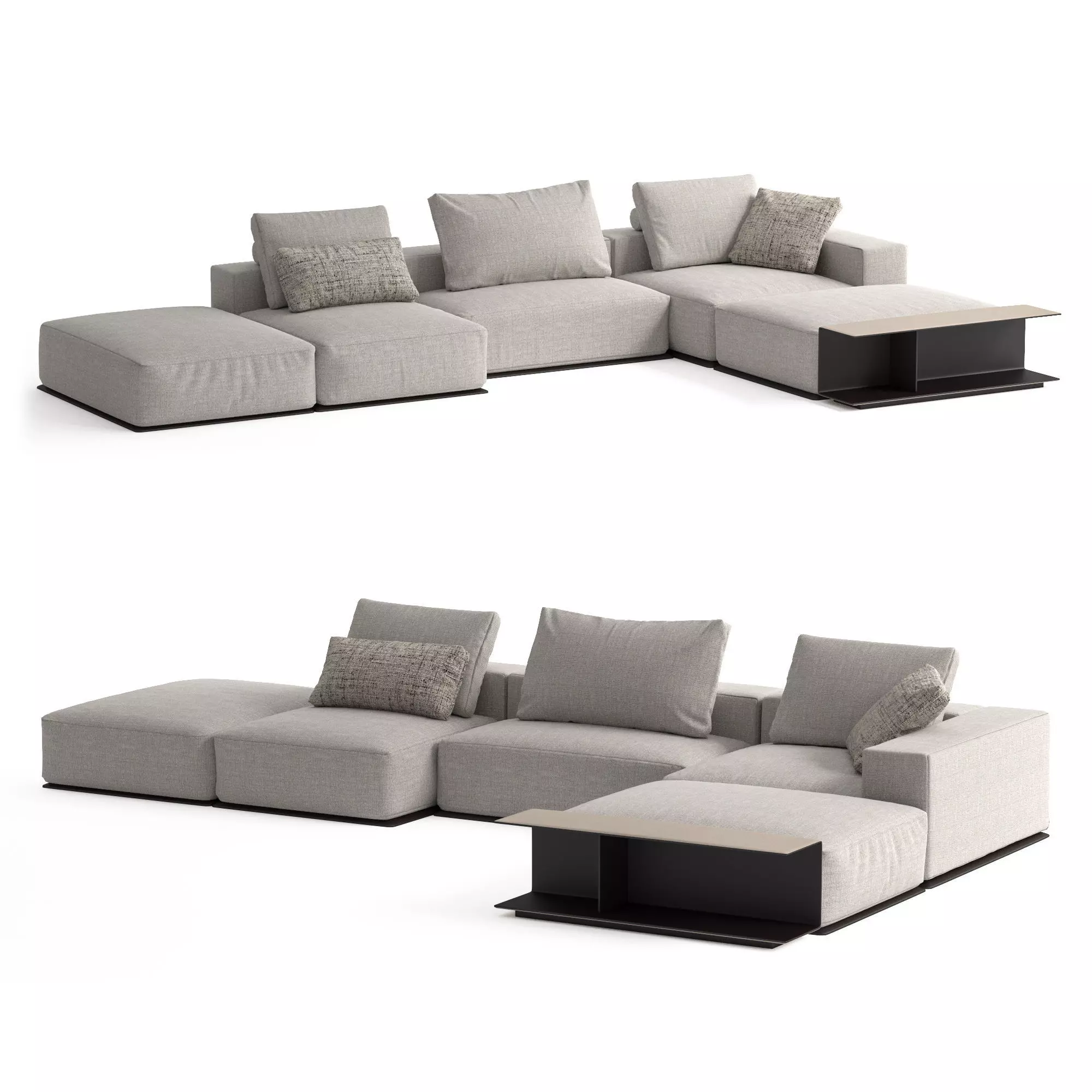 Westside sofa V2 3D model_9