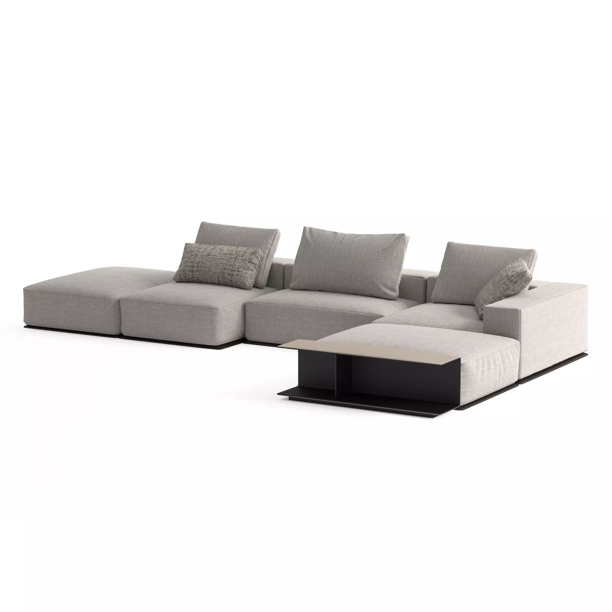 Westside sofa V2 3D model_4