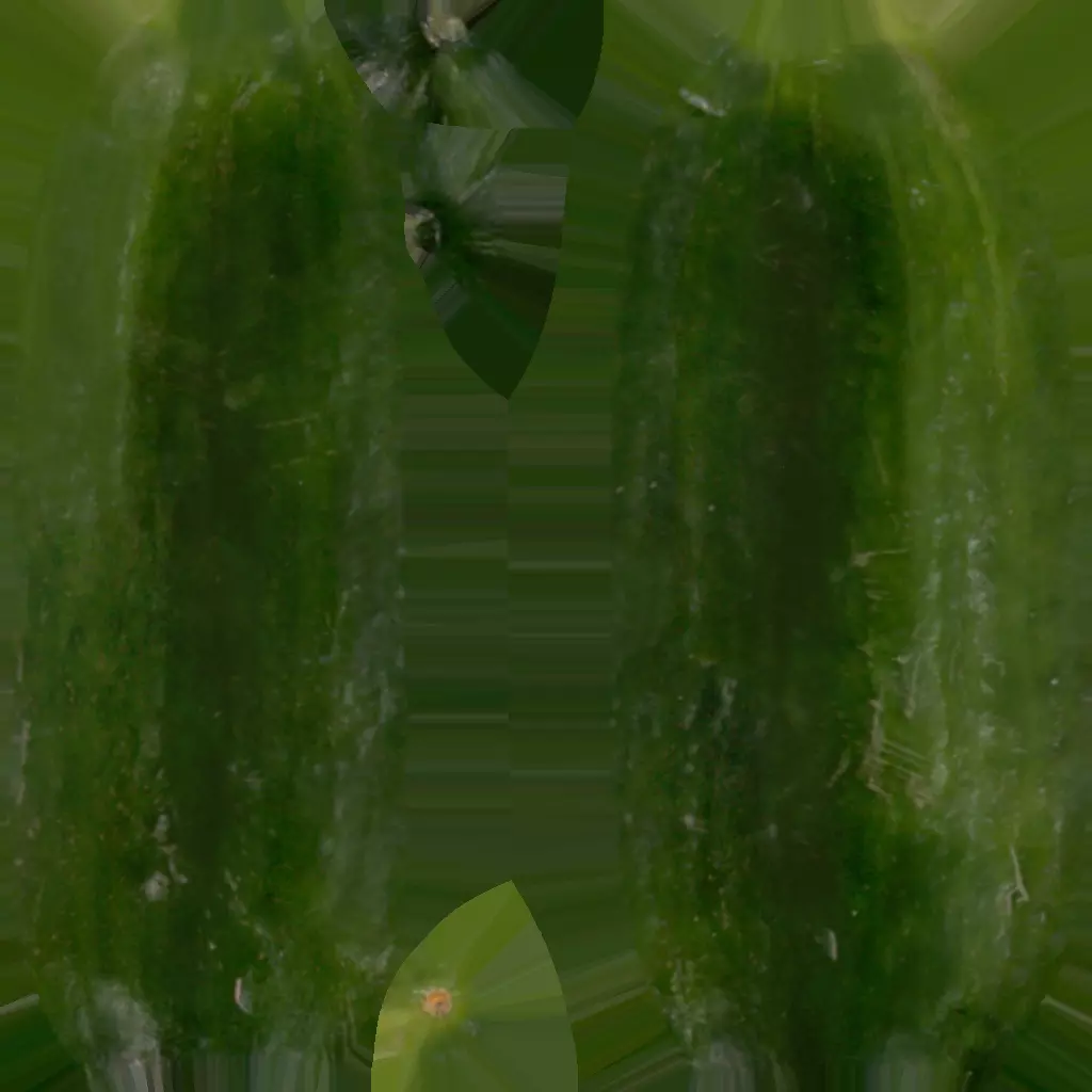 Cucumber M04 Low-poly 3D model_7