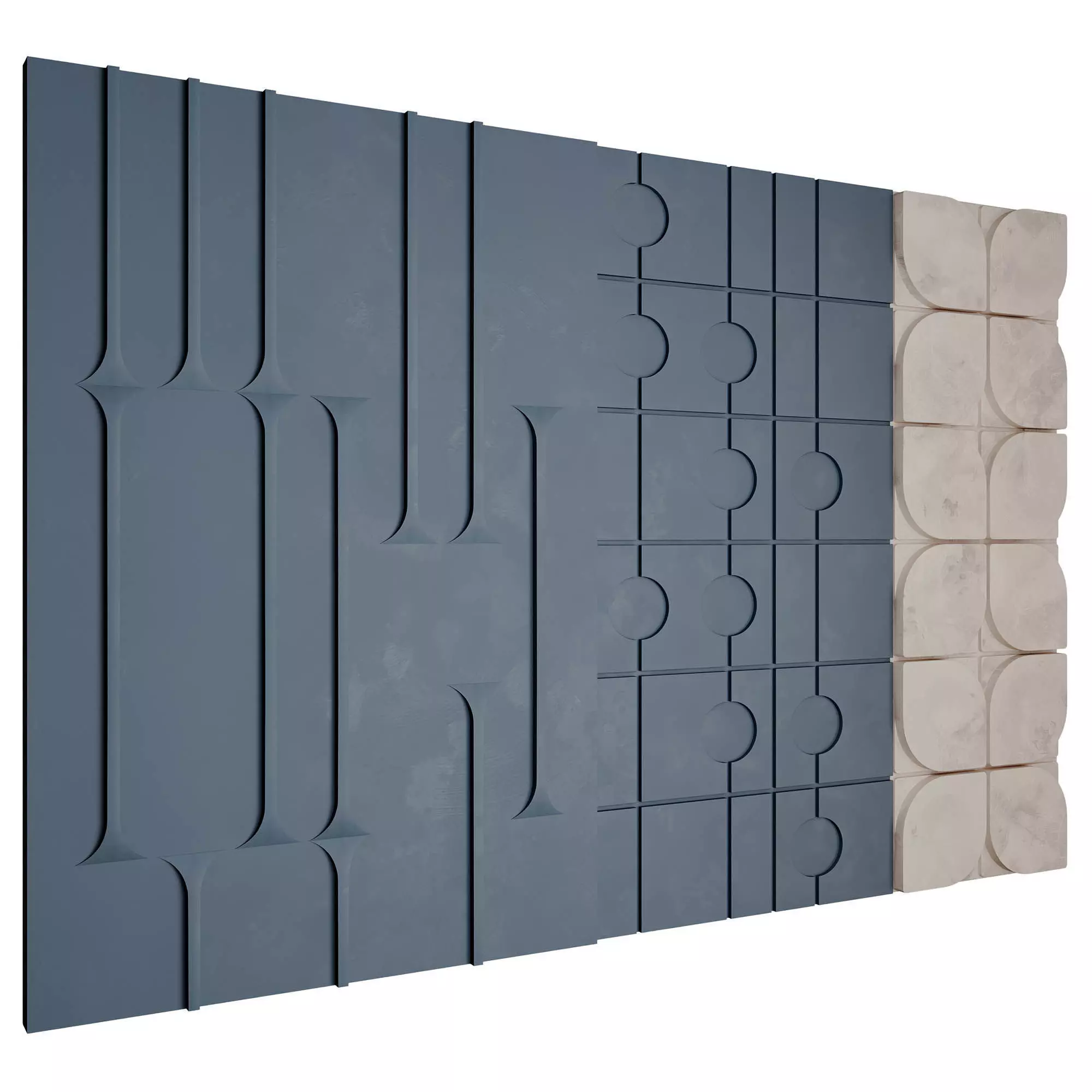 Decorative Wall 3d Panel 03 3D model_1