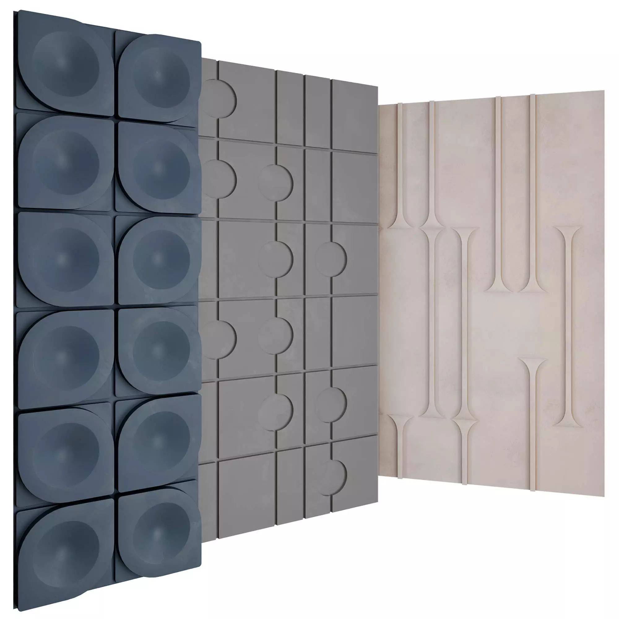 Decorative Wall 3d Panel 03 3D model_3