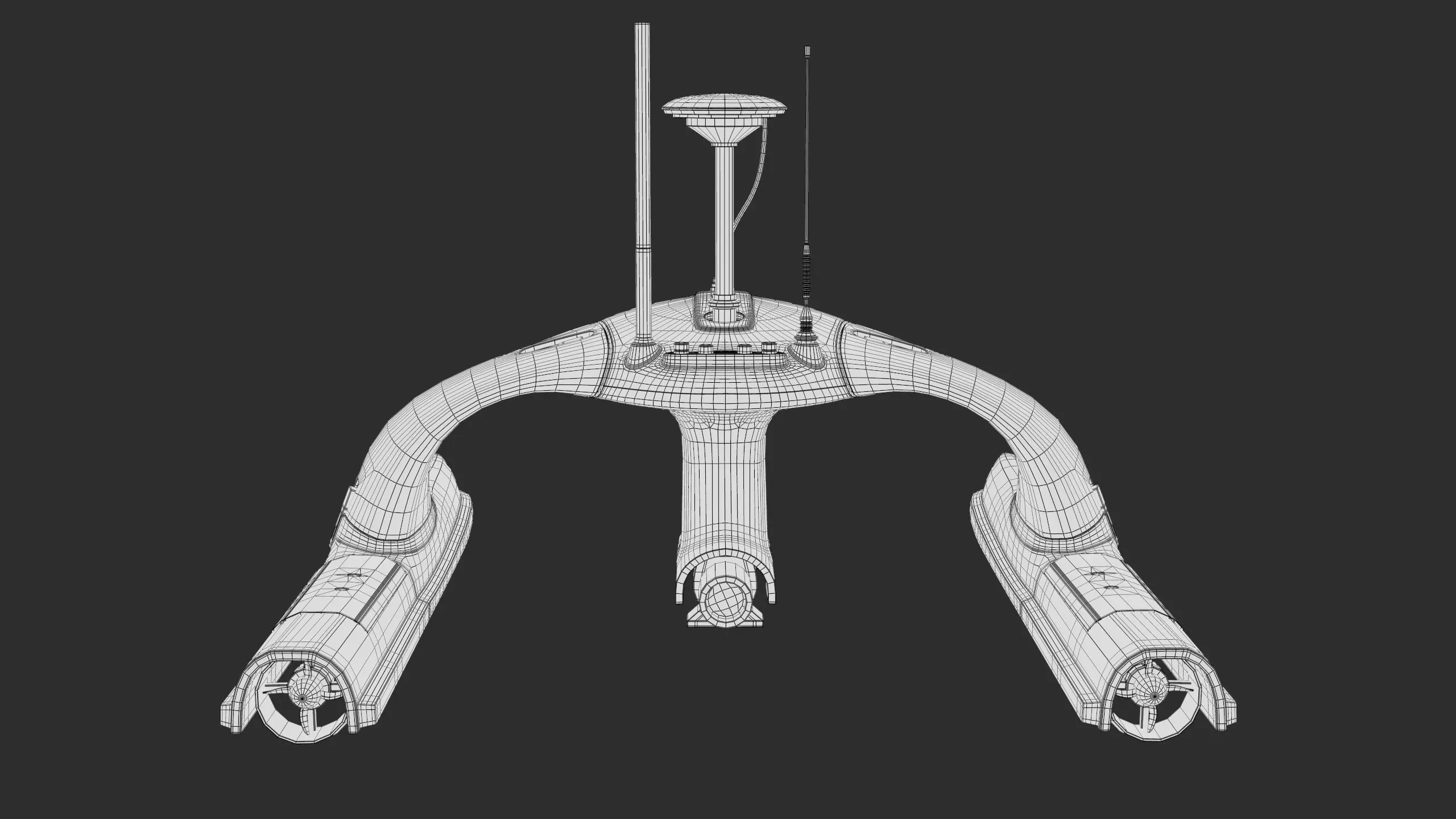 USV Sonobot 5 Surface Drone Military PBR Low-poly 3D model_26
