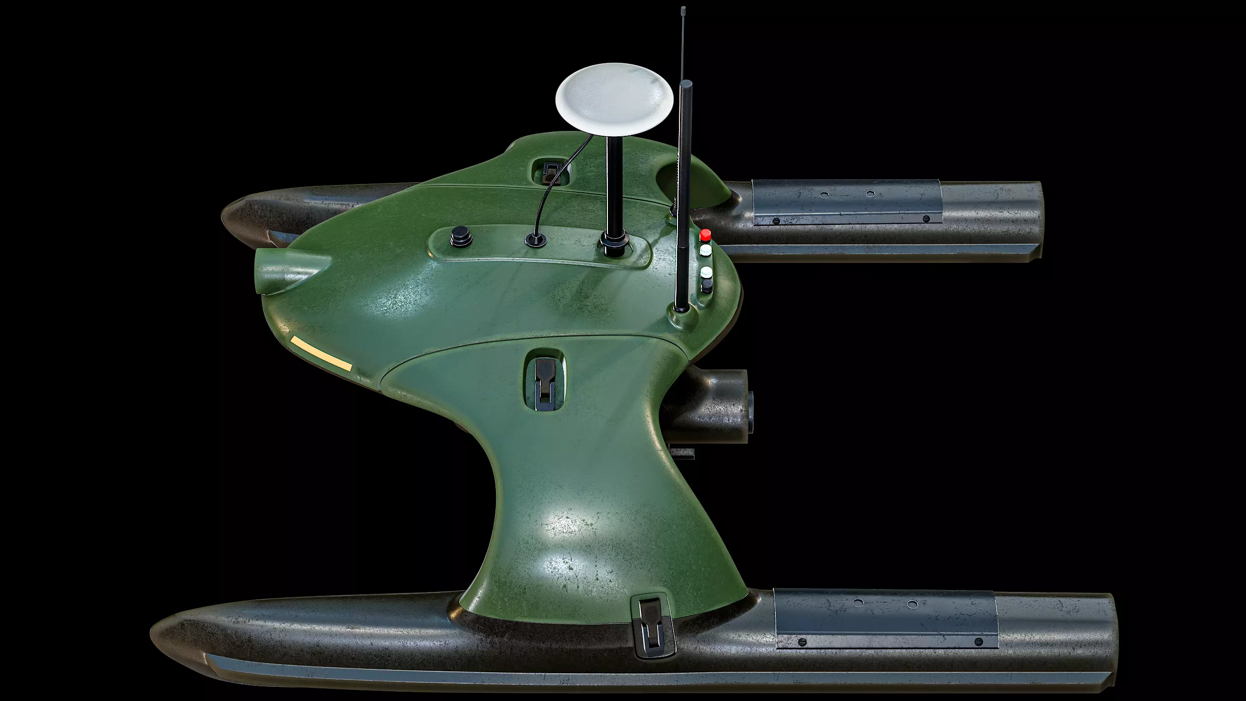 USV Sonobot 5 Surface Drone Military PBR Low-poly 3D model_15