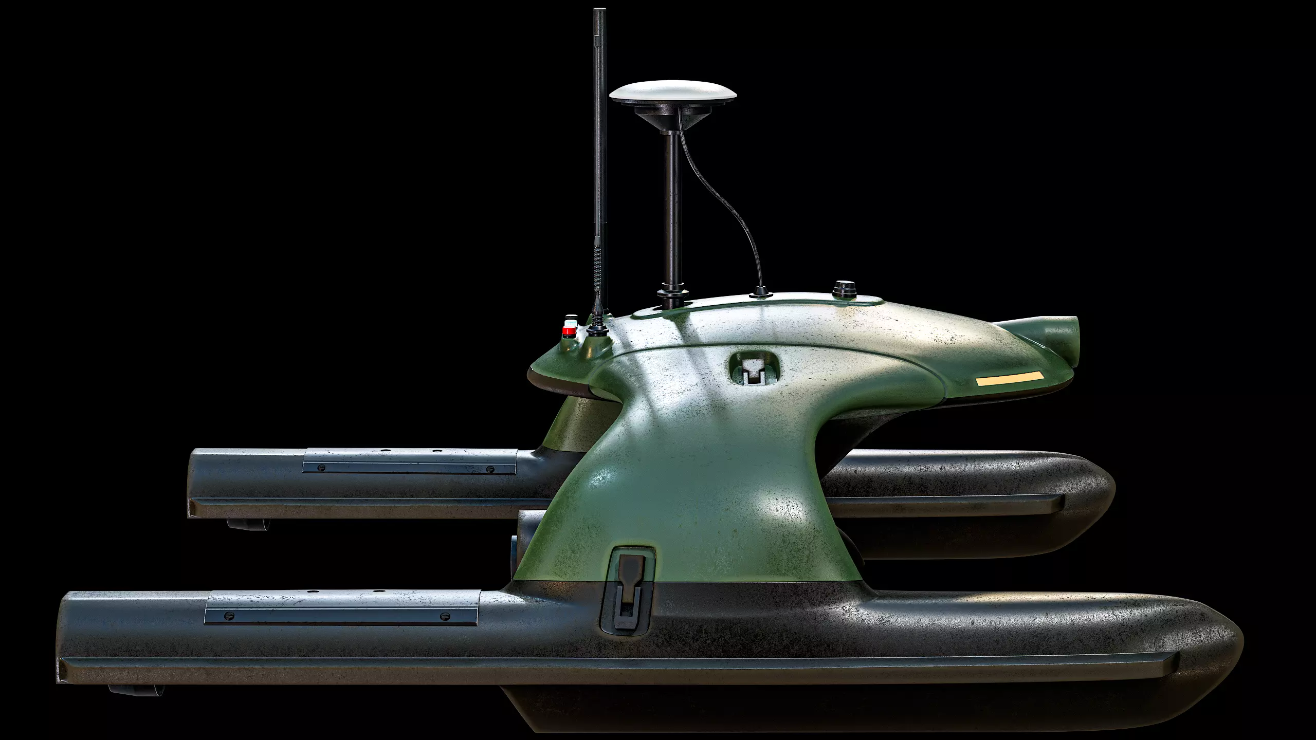 USV Sonobot 5 Surface Drone Military PBR Low-poly 3D model_7