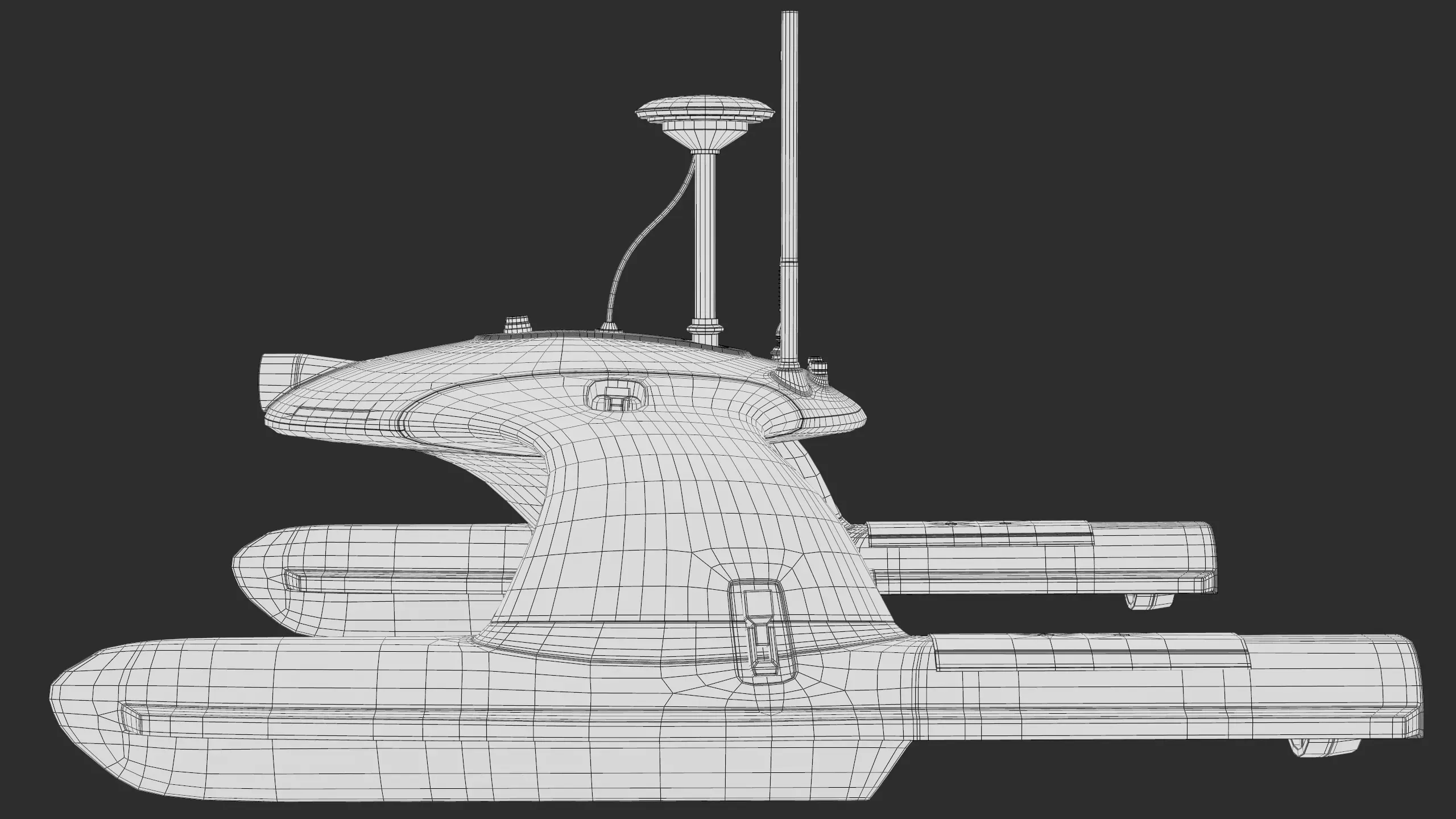 USV Sonobot 5 Surface Drone Military PBR Low-poly 3D model_29