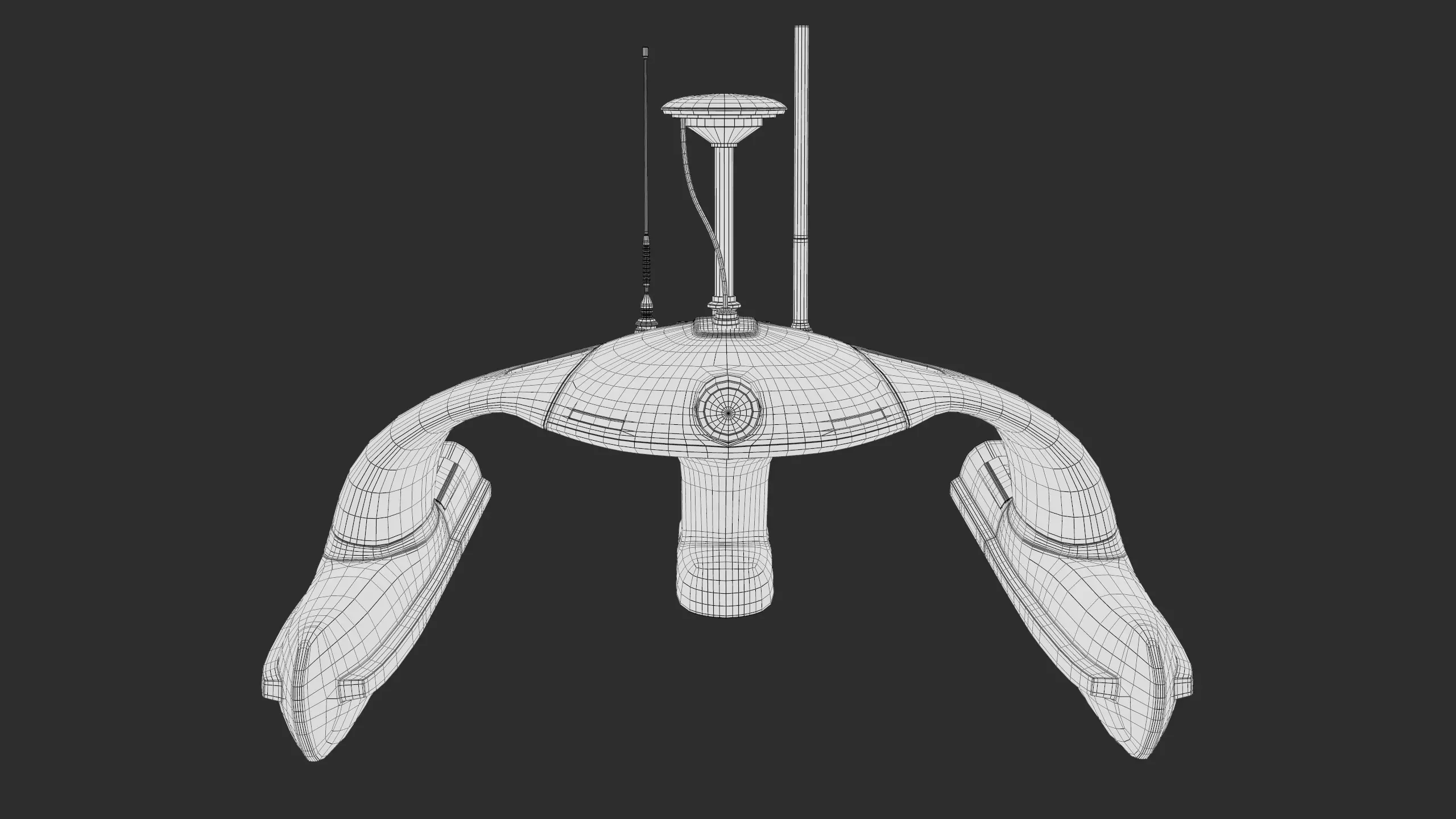 USV Sonobot 5 Surface Drone Military PBR Low-poly 3D model_21