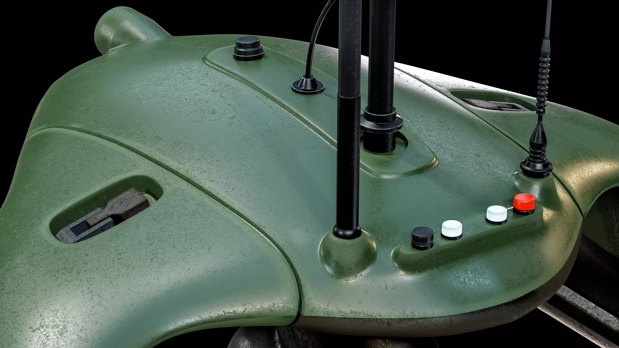 USV Sonobot 5 Surface Drone Military PBR Low-poly 3D model_16