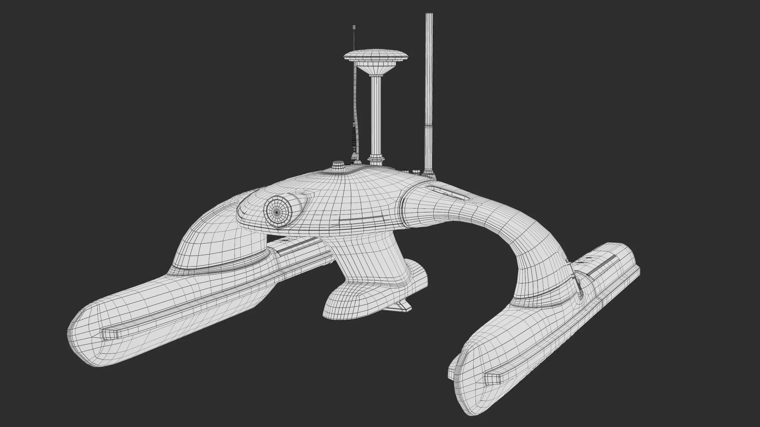 USV Sonobot 5 Surface Drone Military PBR Low-poly 3D model_20