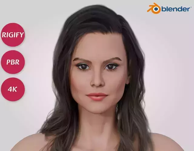 Sexy Nude Supermodel Amanda Cerny - Long Side Part Hair