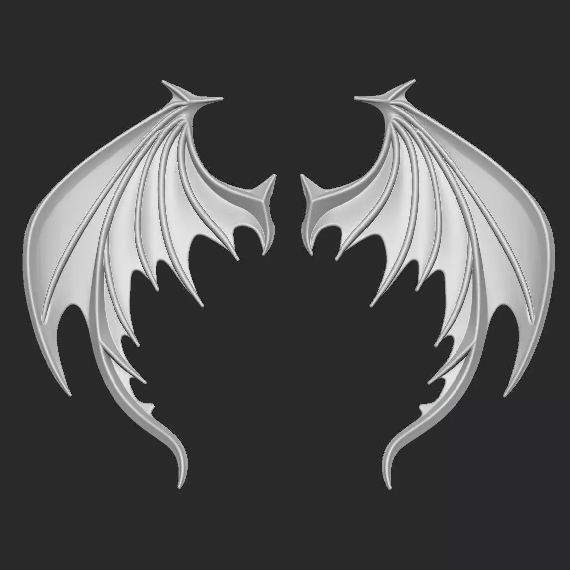 wings 3D print model_1