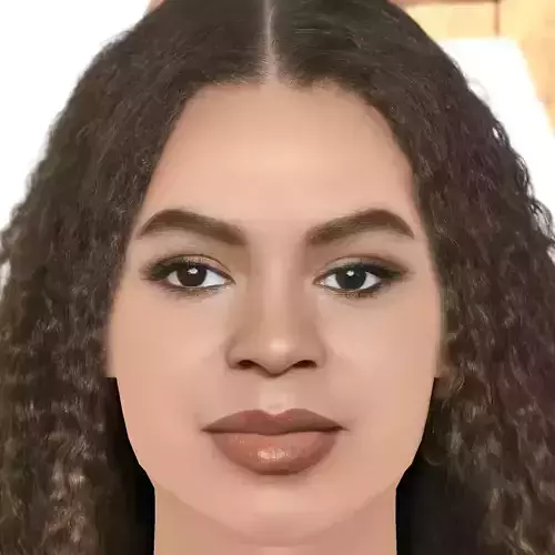 Blue Ivy Carter Head - No Hair - Low poly head for game
