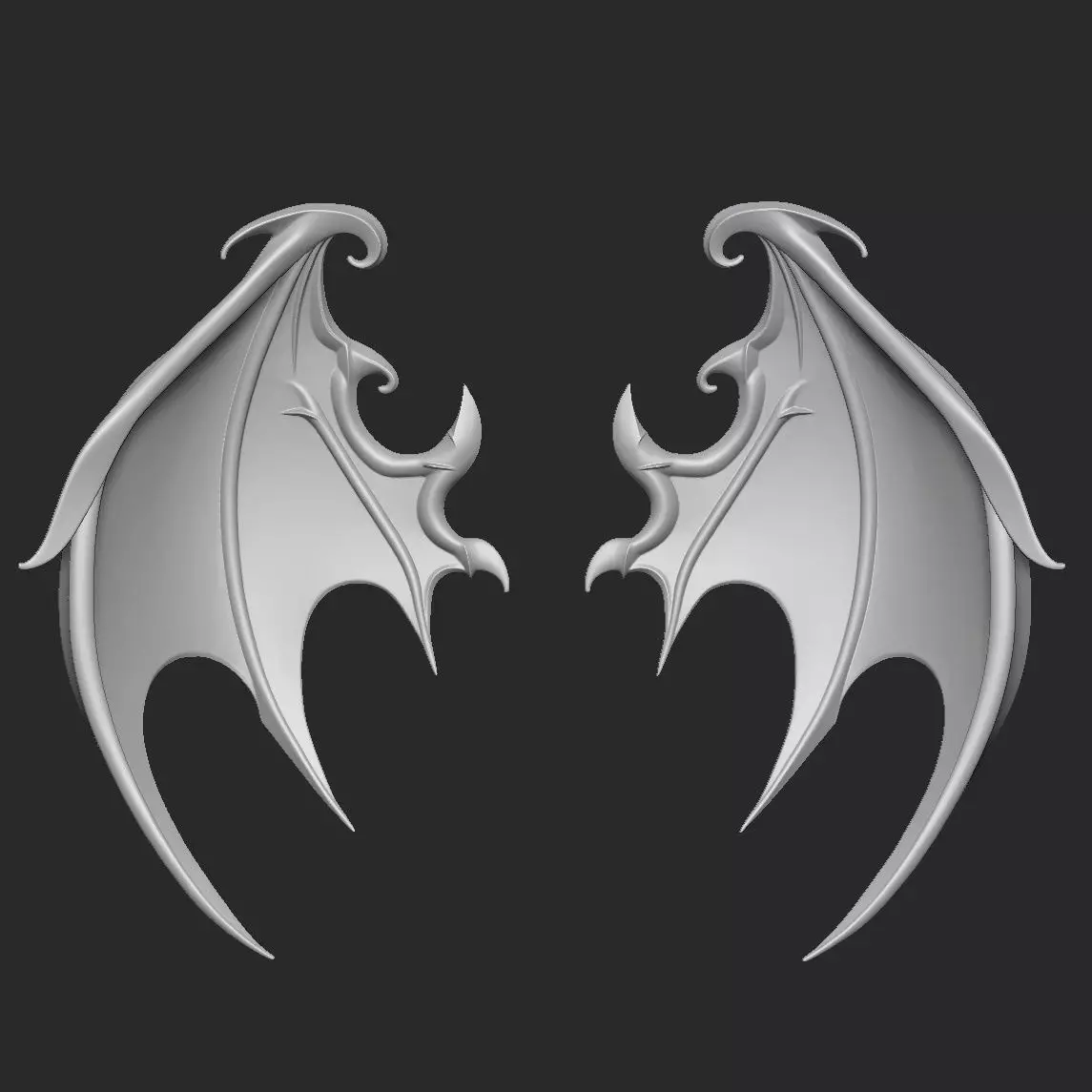 wings 3D print model_0