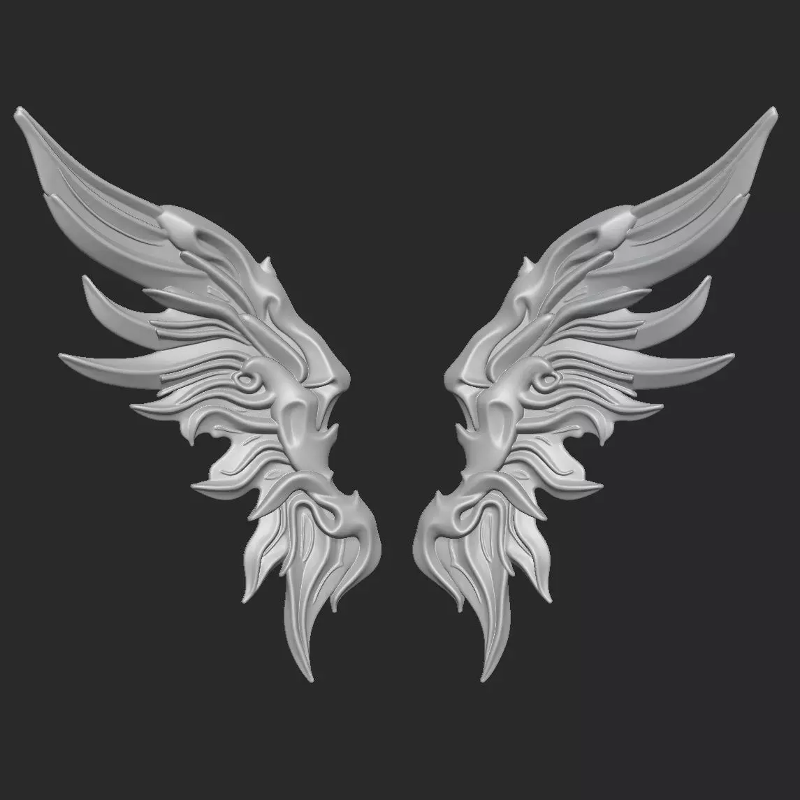 wings 3D print model_1