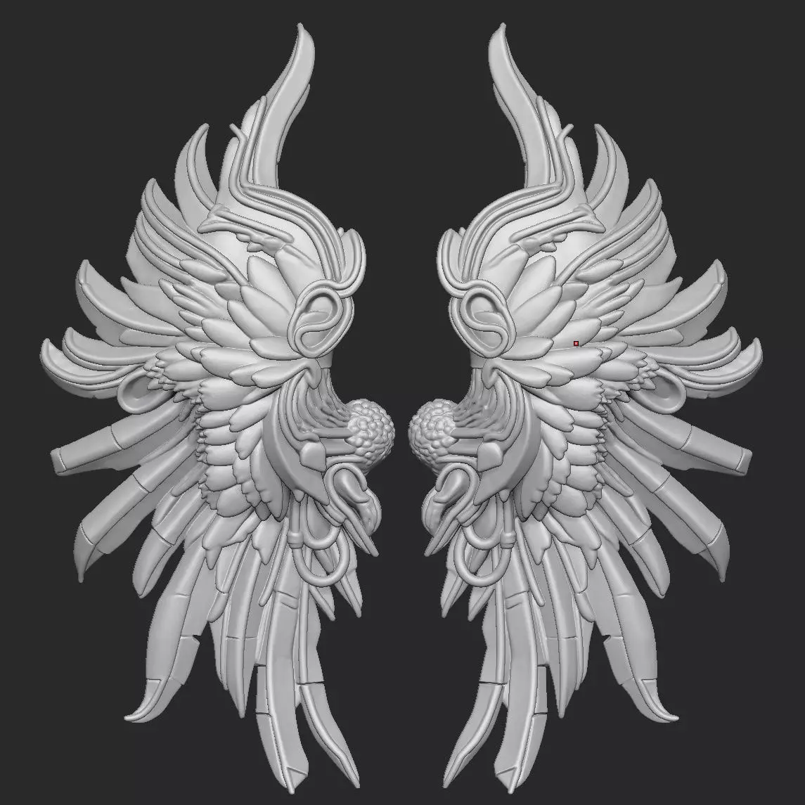 wings 3D print model_1