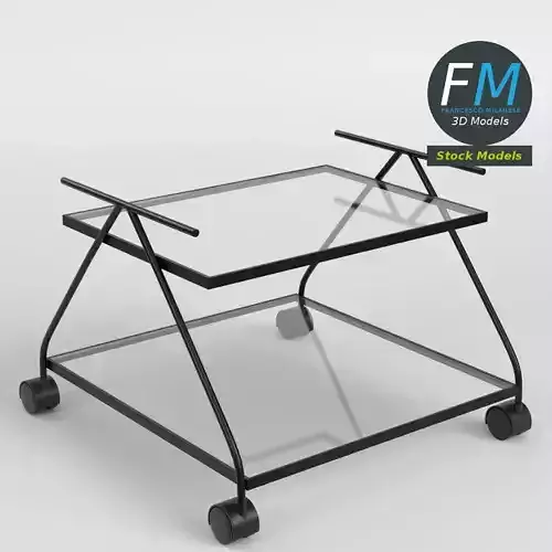 Food beverage trolley cart 2