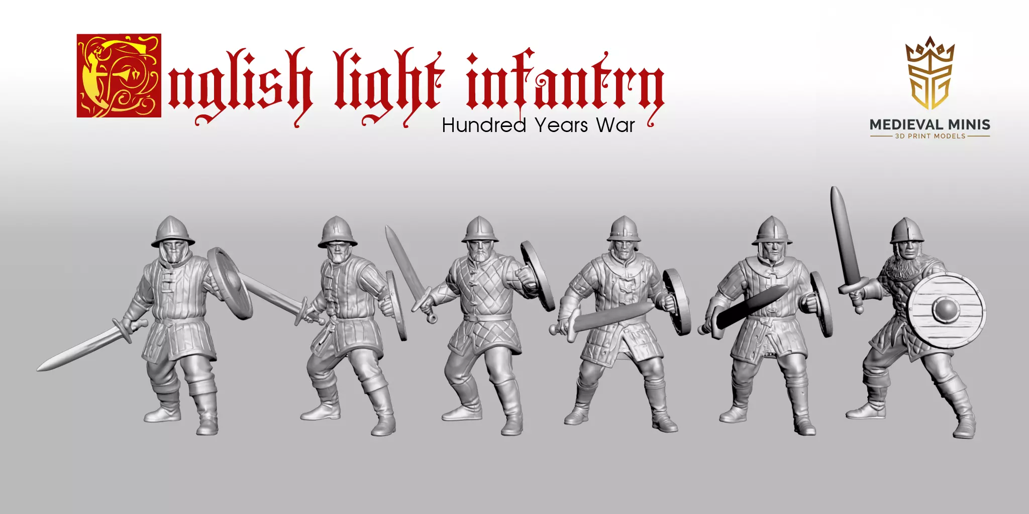 English light infantry 3D print model_0