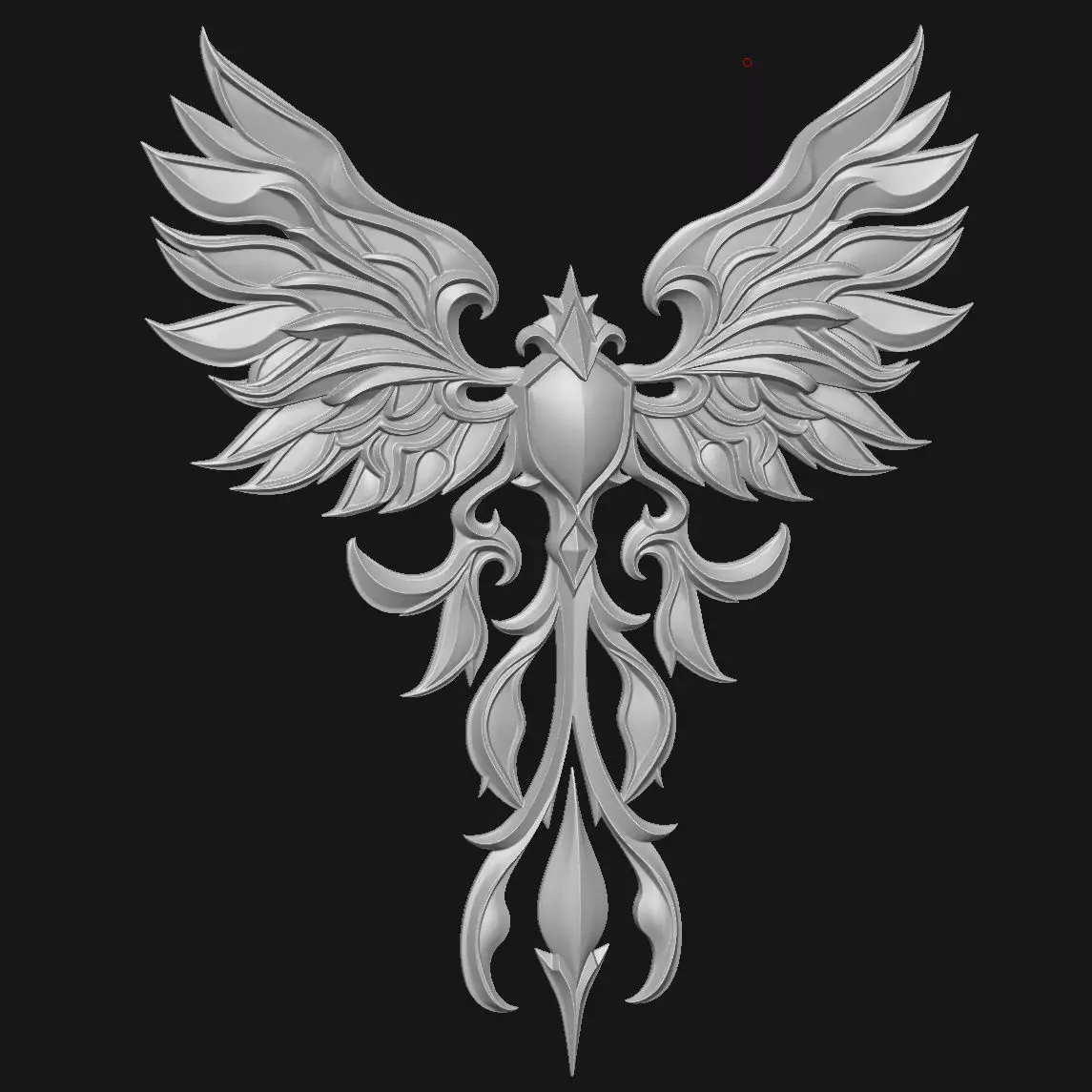 wings 3D print model_0