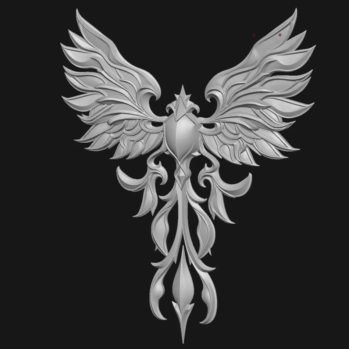 wings 3D print model_1