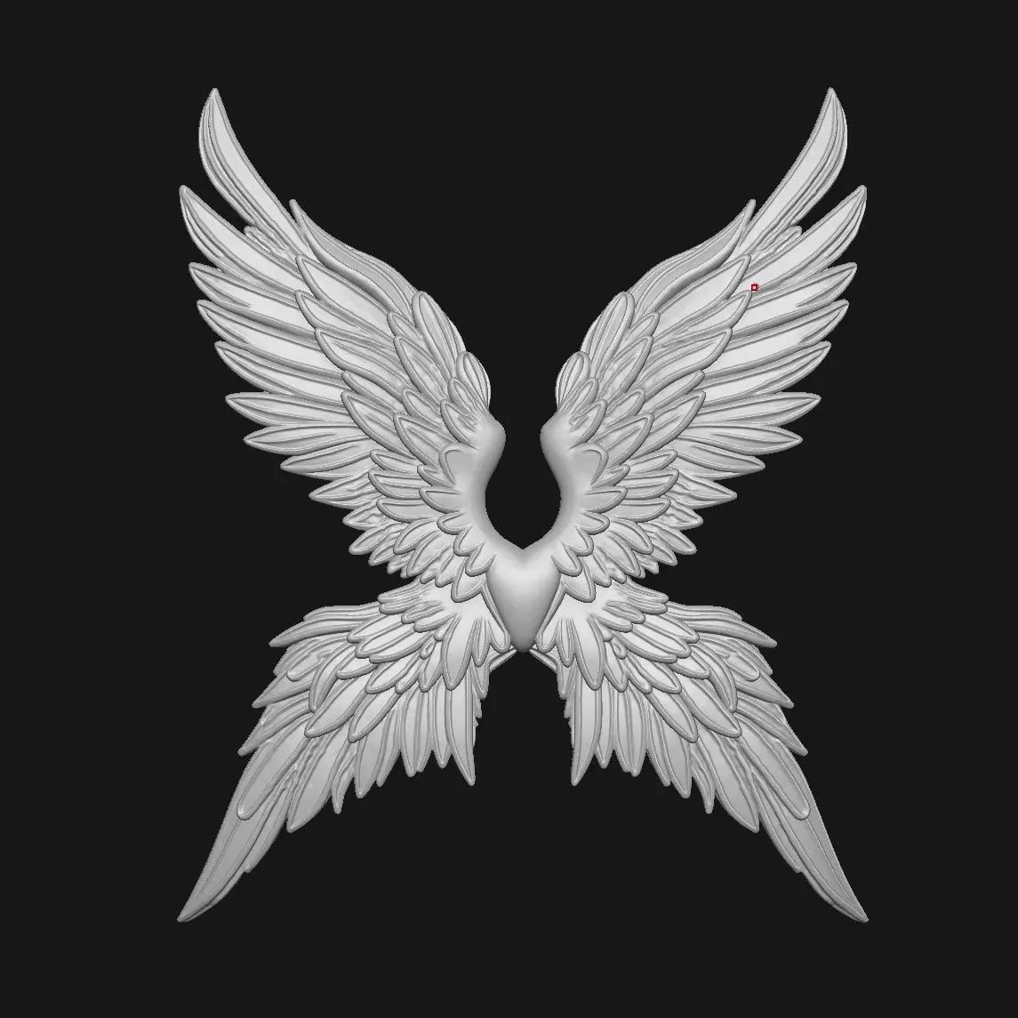 wings 3D print model_1